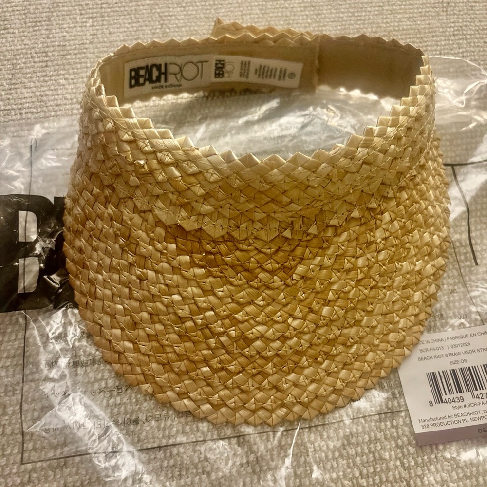 Beach Riot Straw Visor